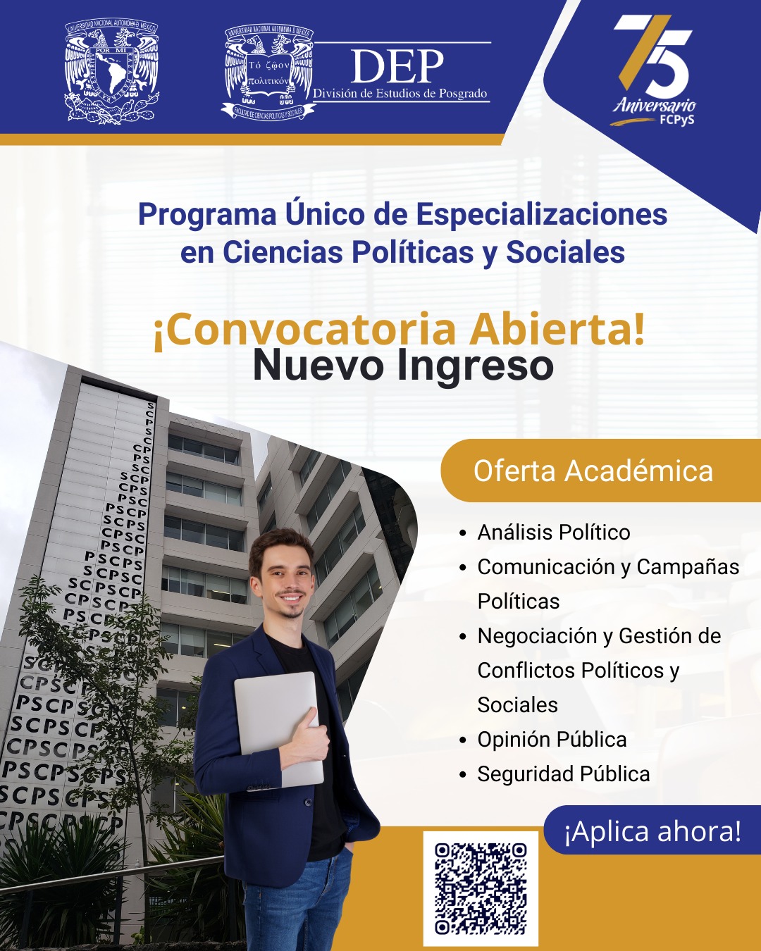 Especializaciones en Ciencias Políticas y Sociales