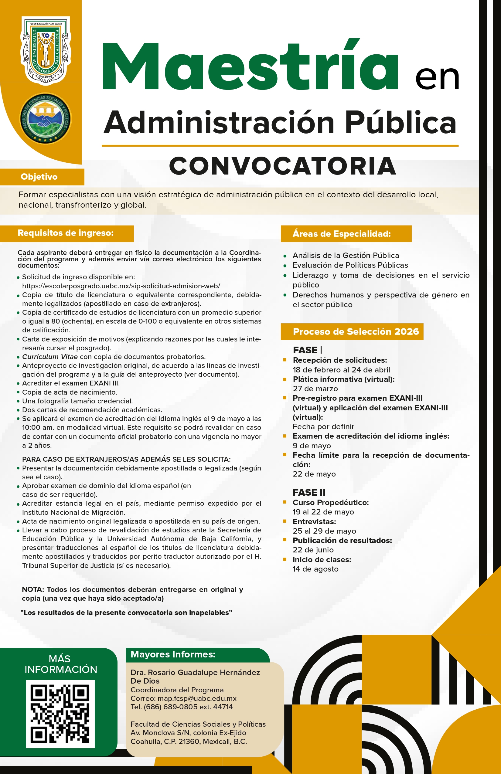 Maestría en Administración Pública