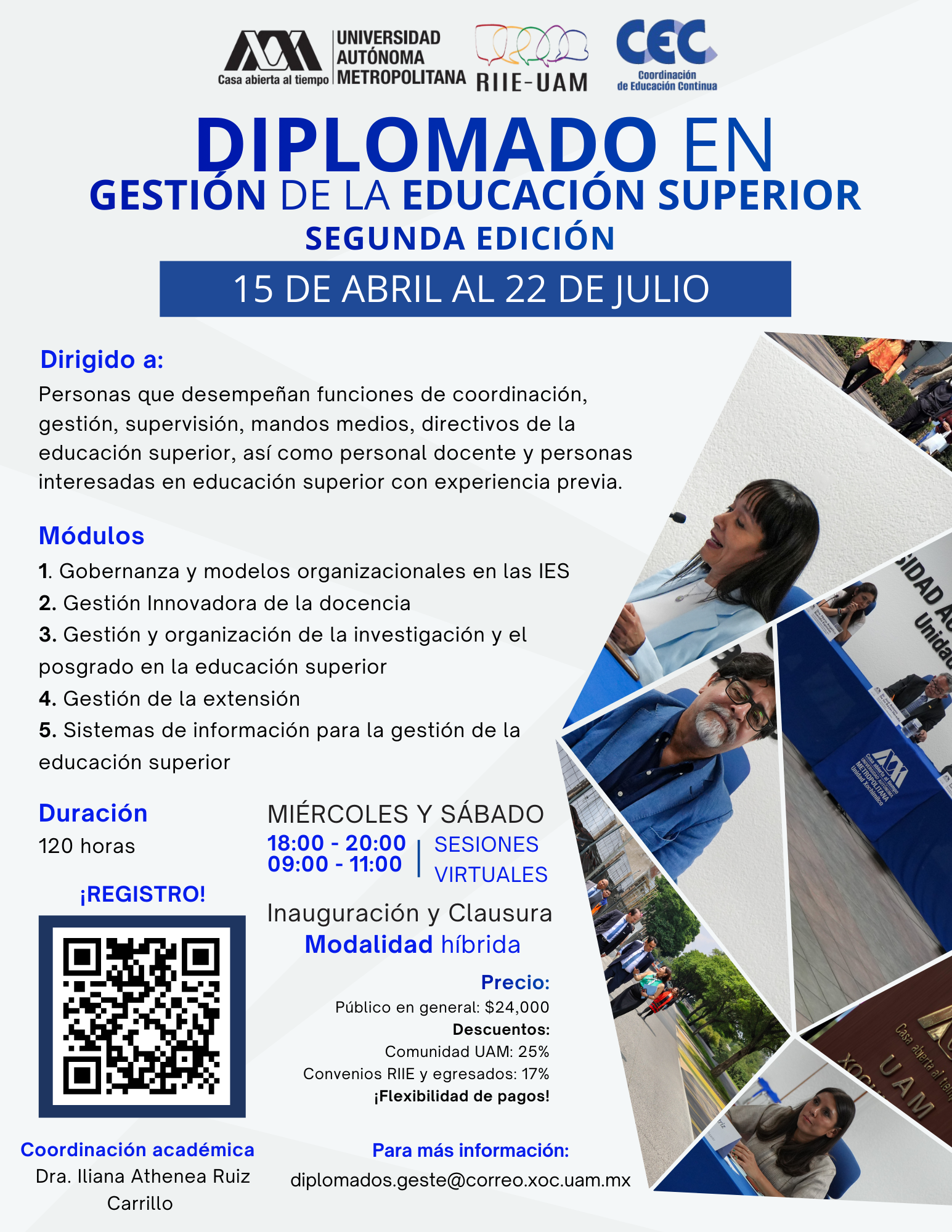 Diplomado en Gestión de la Educación Superior