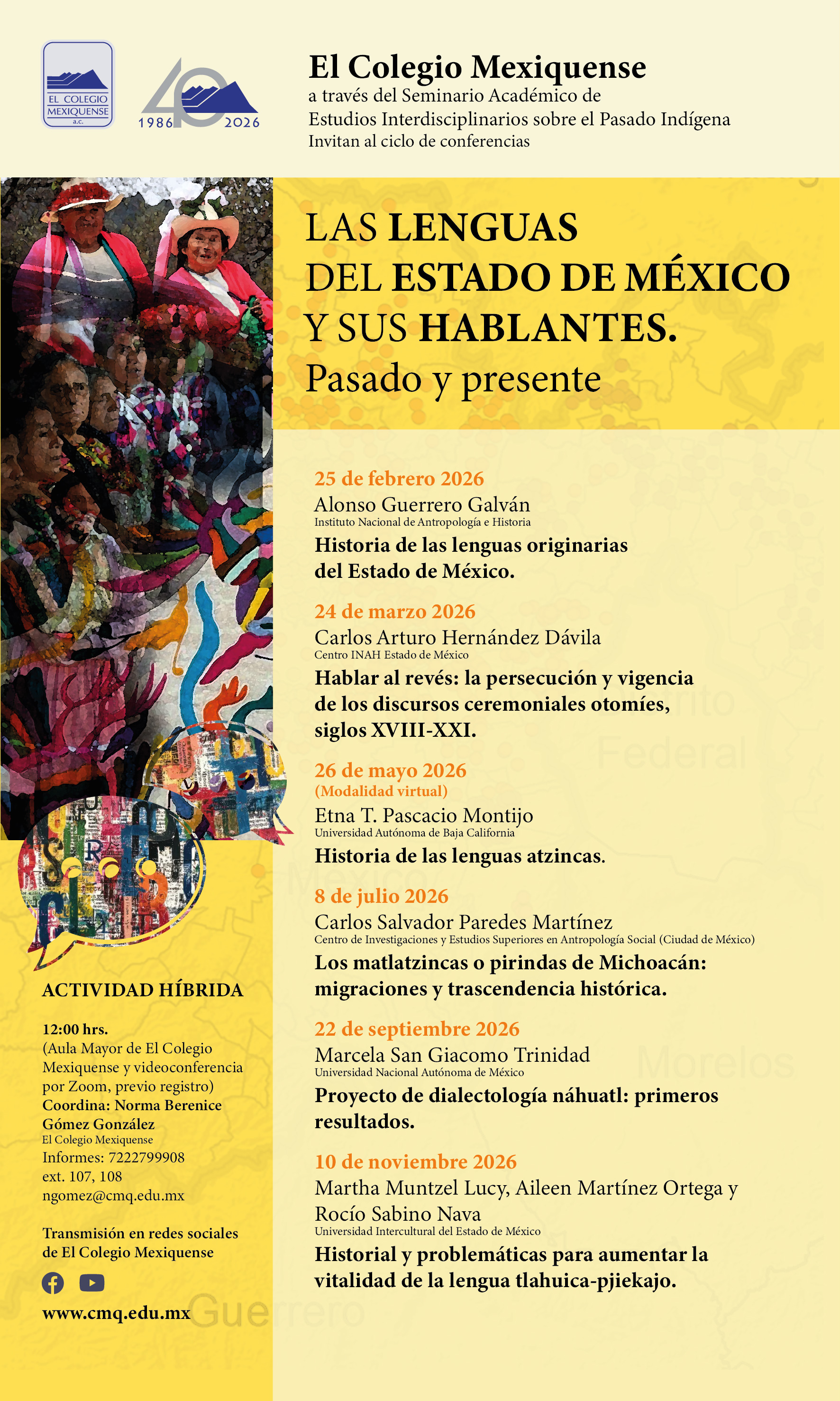 Las lenguas del Estado de México y sus hablantes