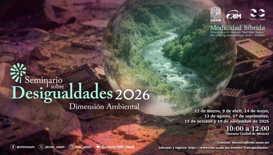 Seminario sobre Desigualdades 2026: Dimensión Ambiental