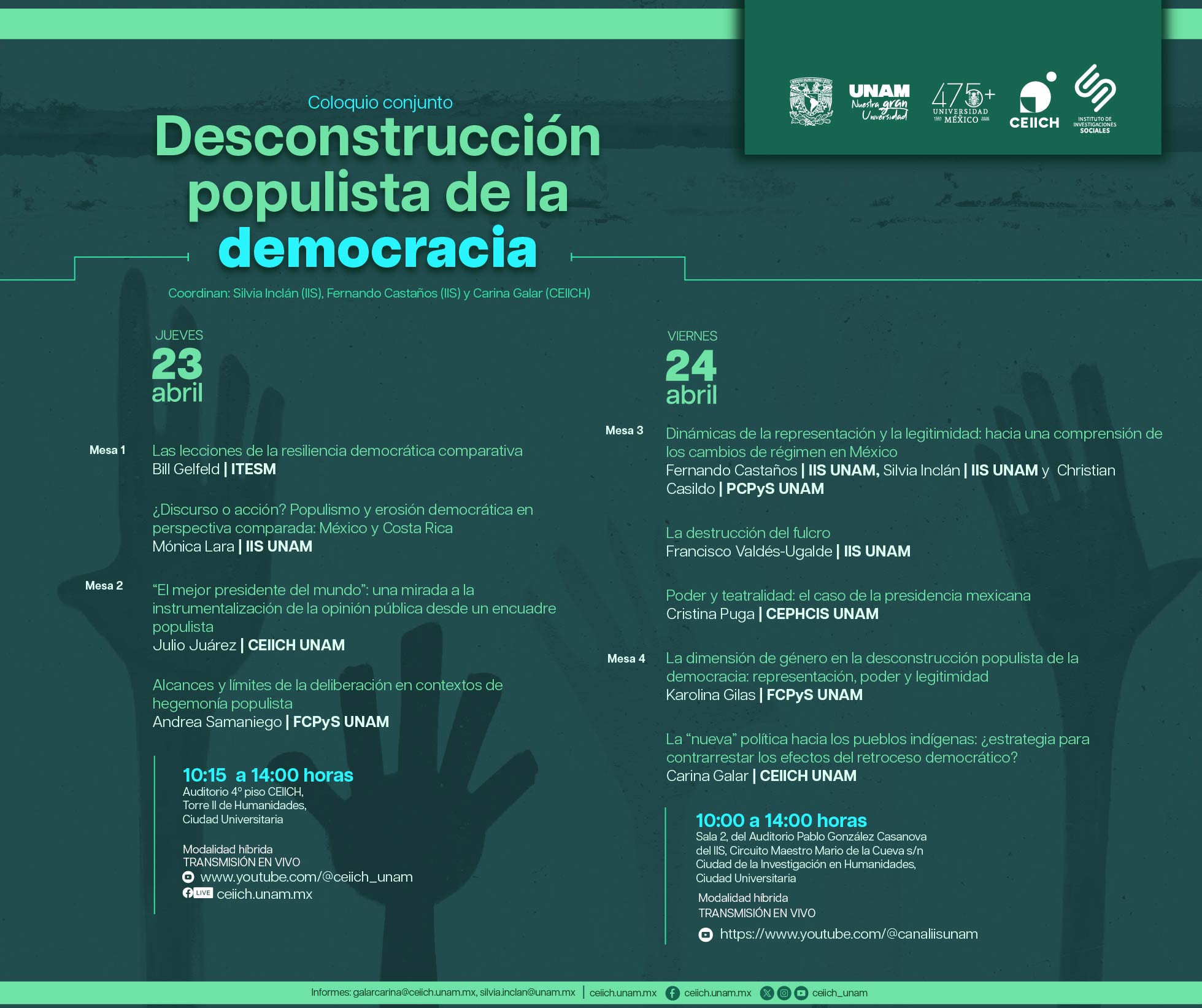 Desconstrucción populista de la democracia