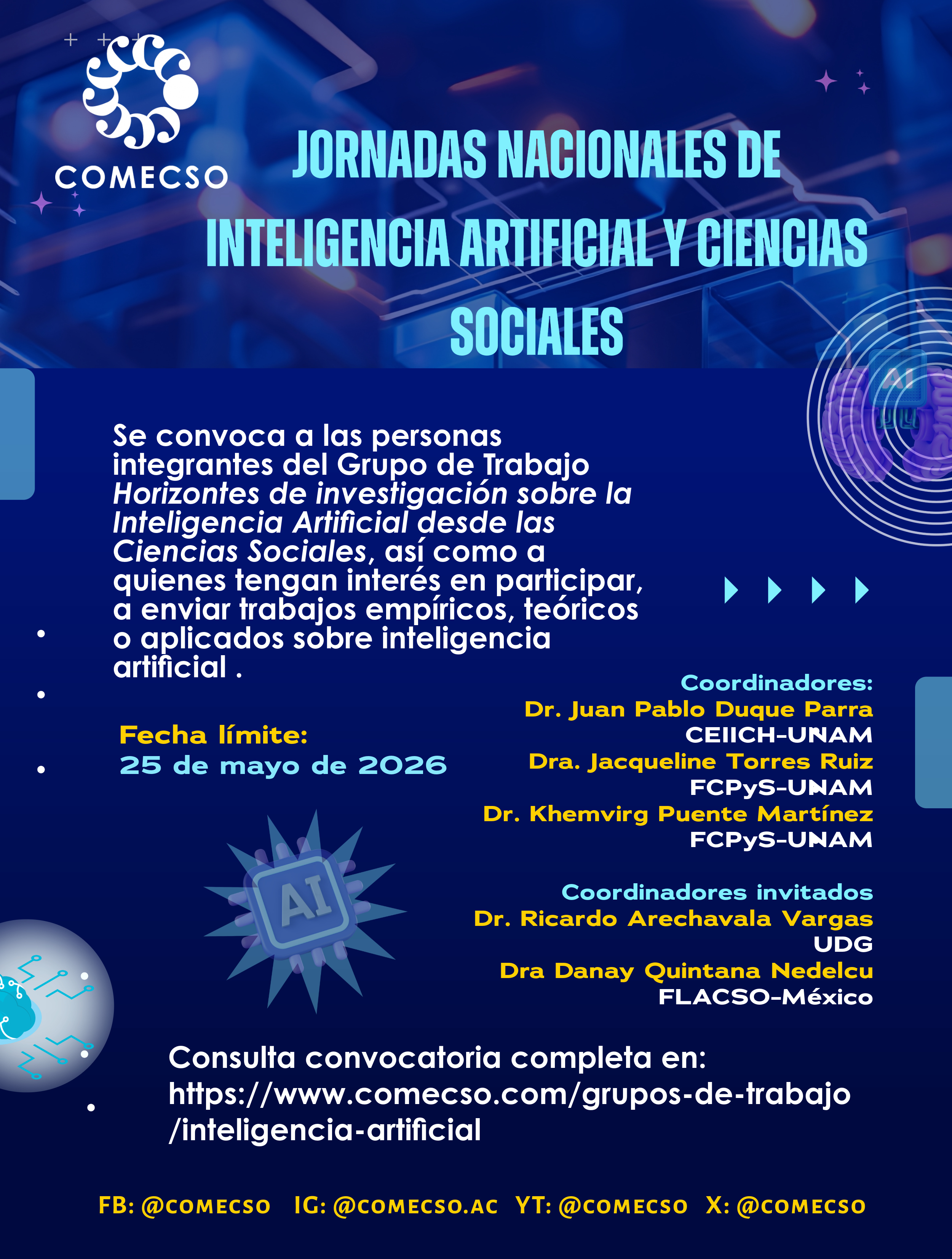 Jornadas nacionales de inteligencia artificial y ciencias sociales