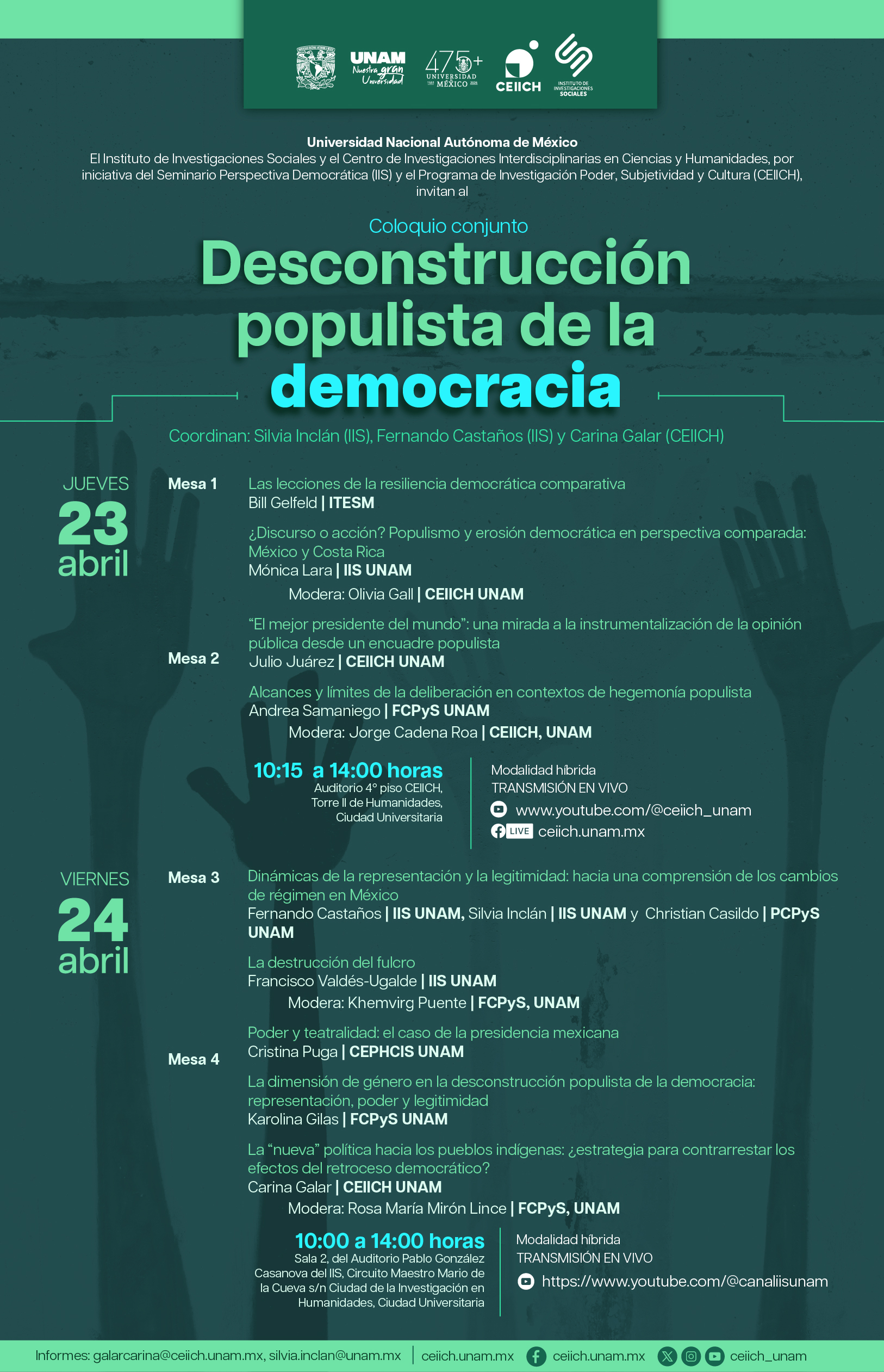 Desconstrucción populista de la democracia