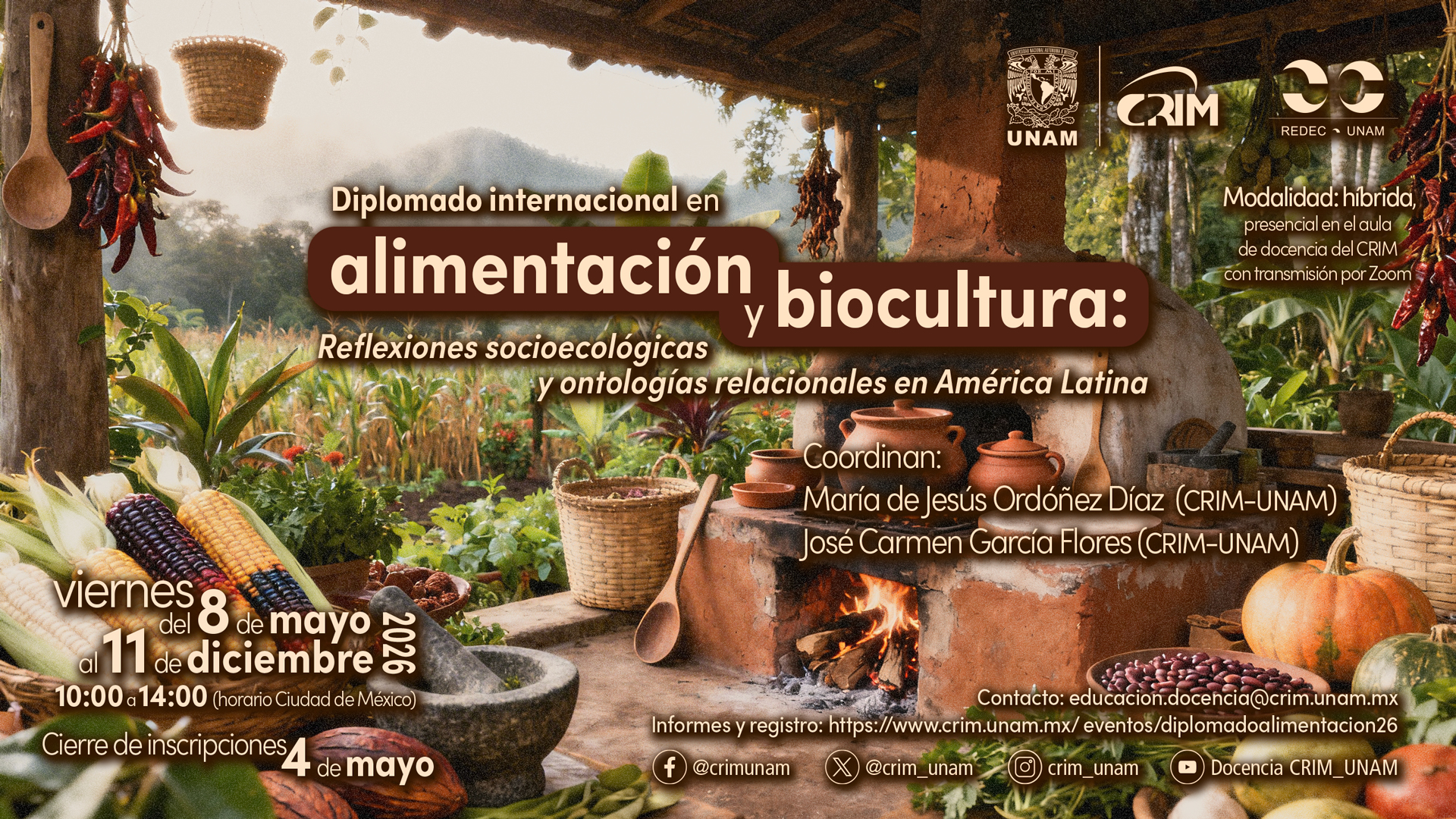 Diplomado Internacional en Alimentación y biocultura