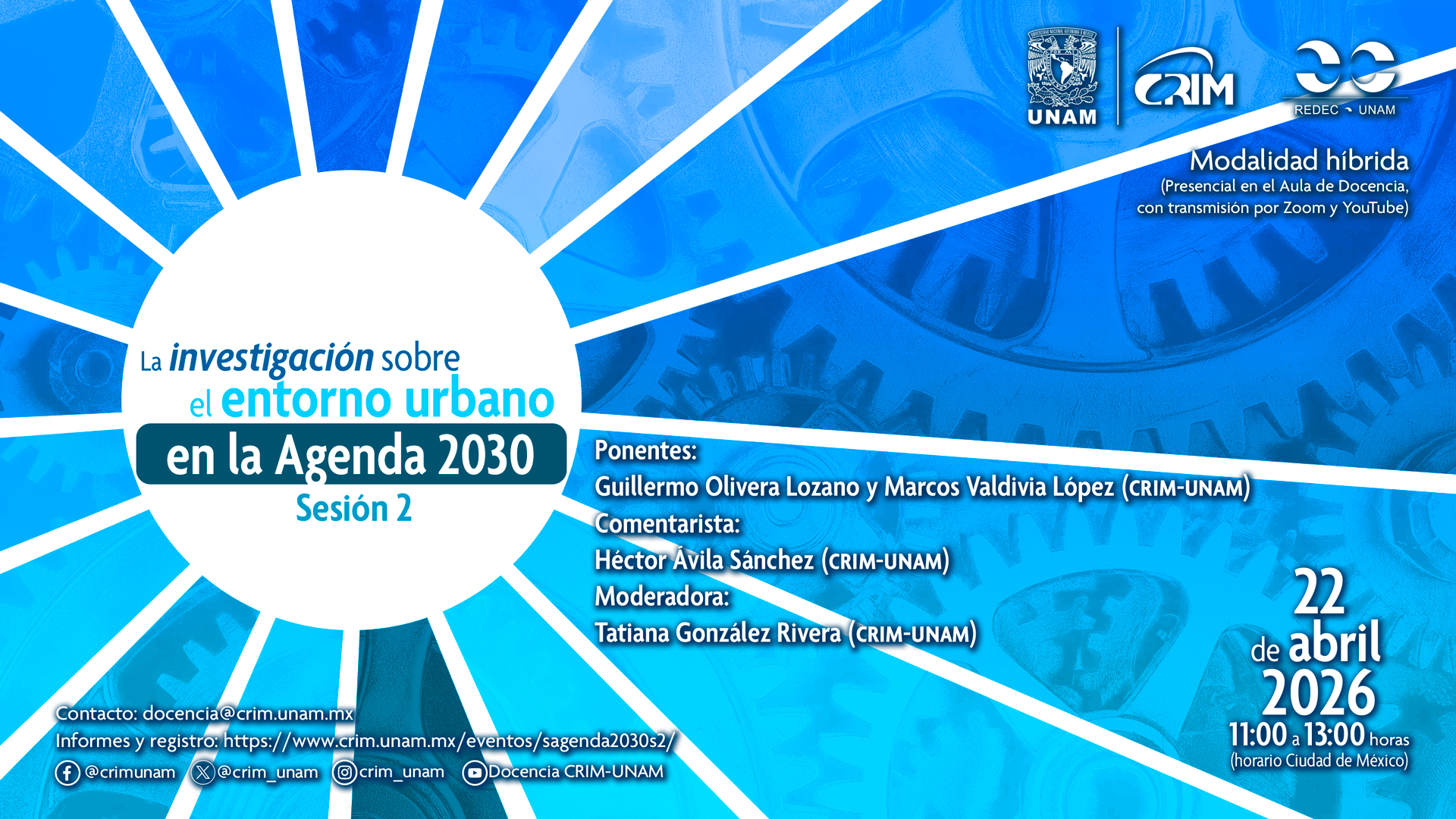 La investigación sobre el entorno urbano en la Agenda 2030