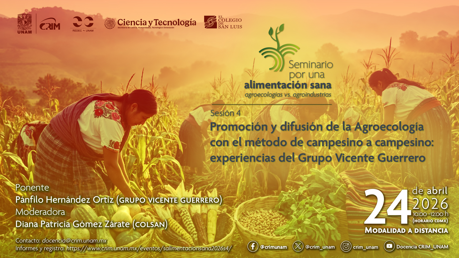 Promoción y difusión de la Agroecología con el método de campesino a campesino