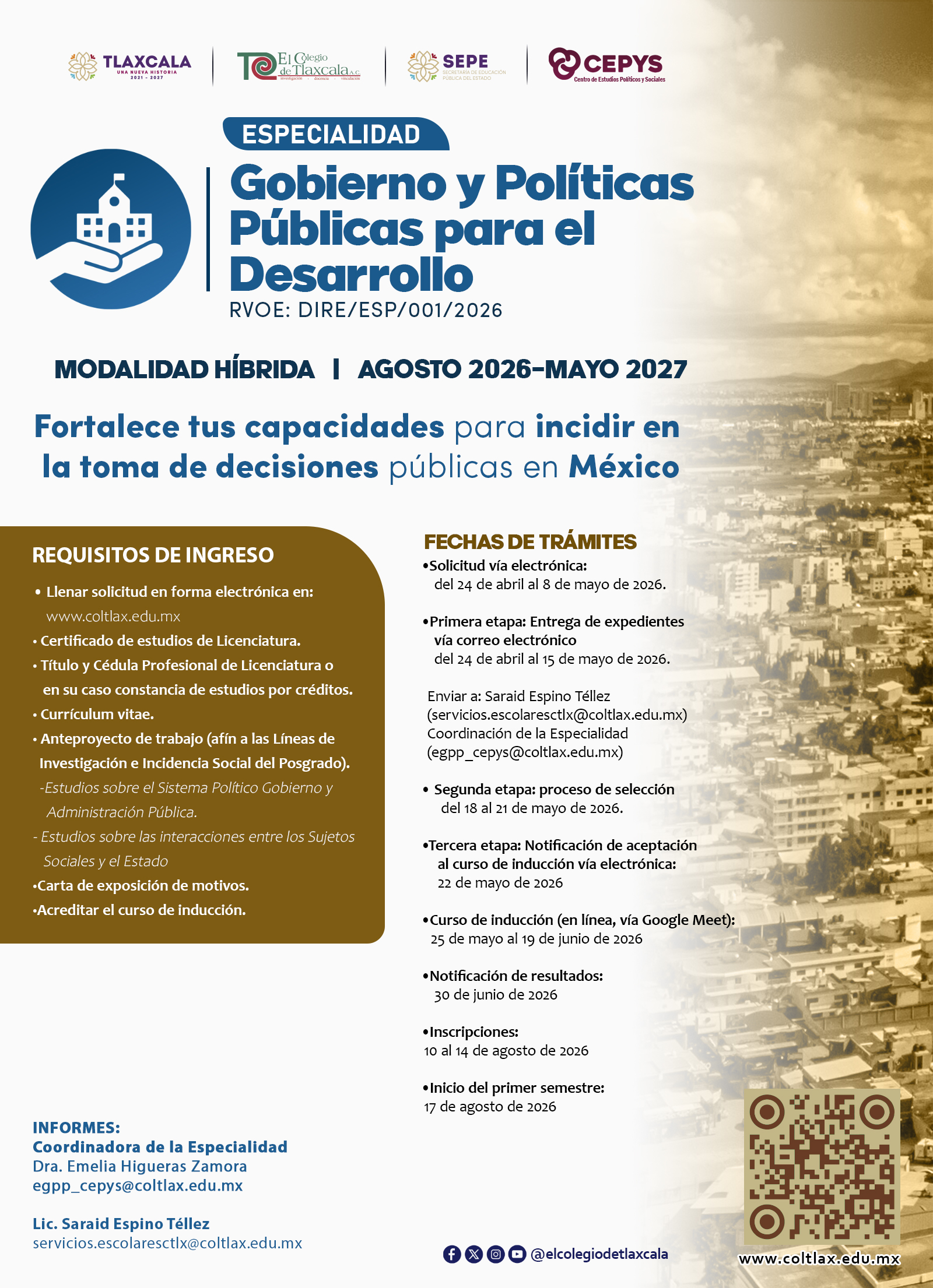 Gobierno y Políticas Públicas para el Desarrollo