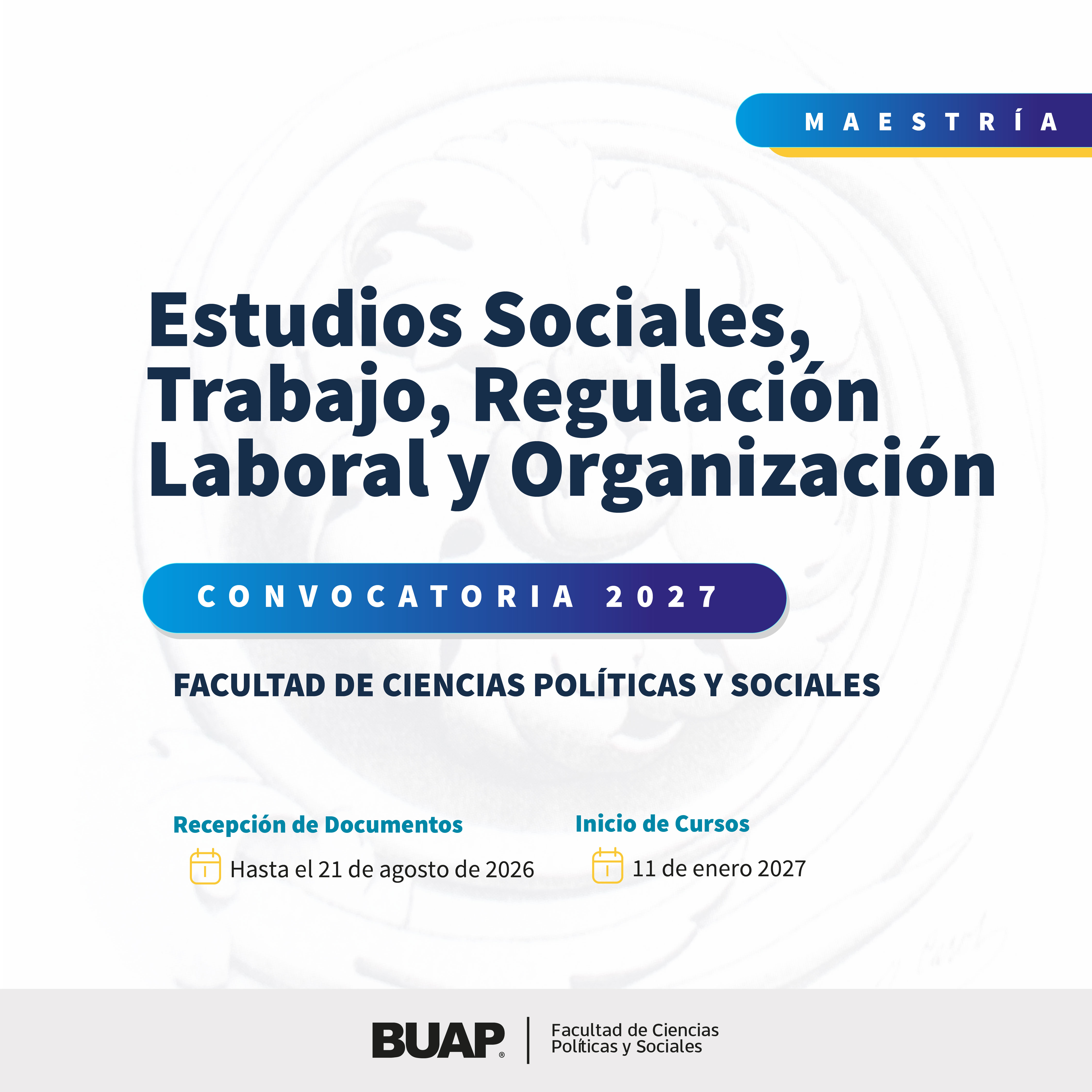 Maestría en Estudios Sociales, Trabajo y Regulación Laboral