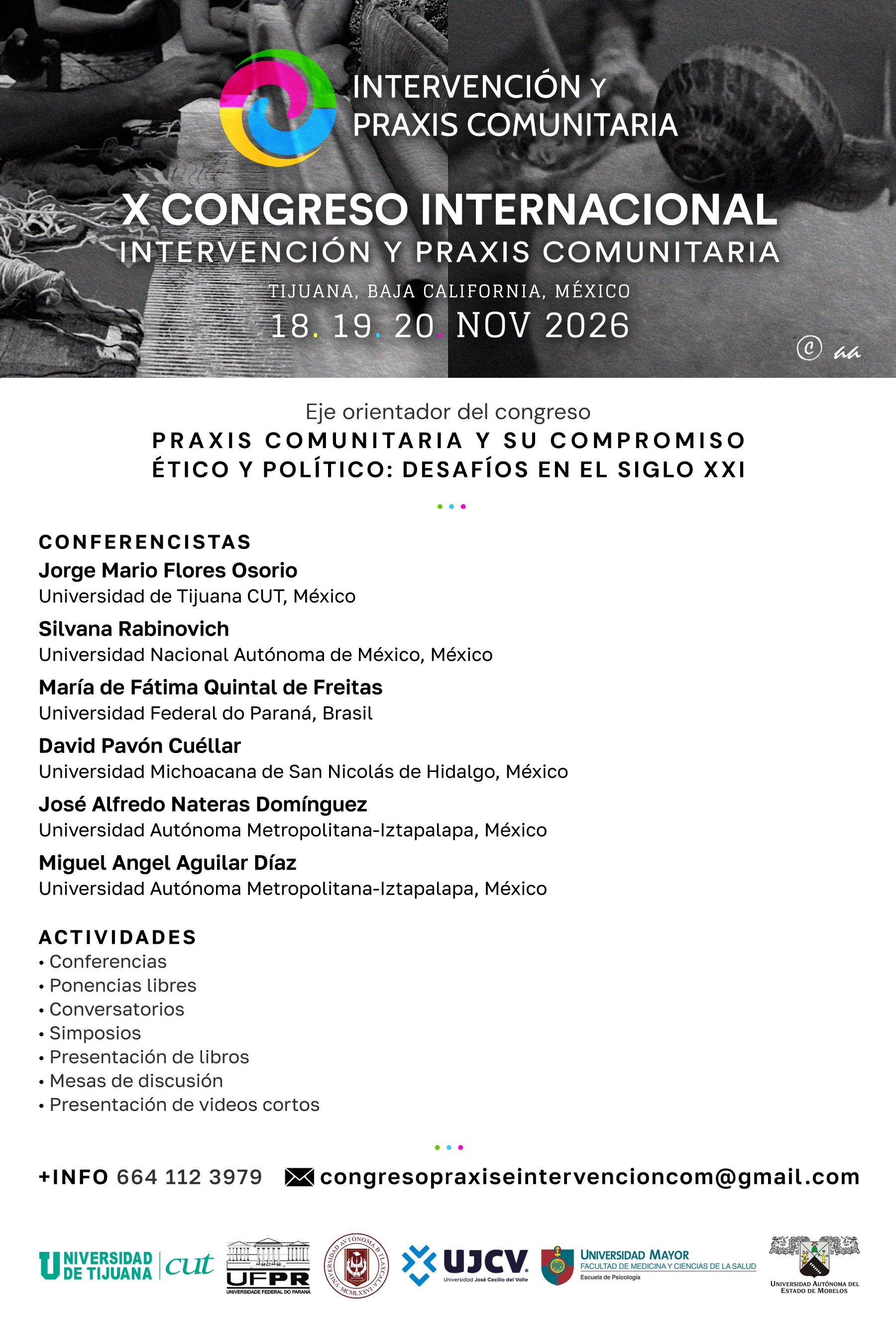 X Congreso Internacional Intervención y Praxis Comunitaria