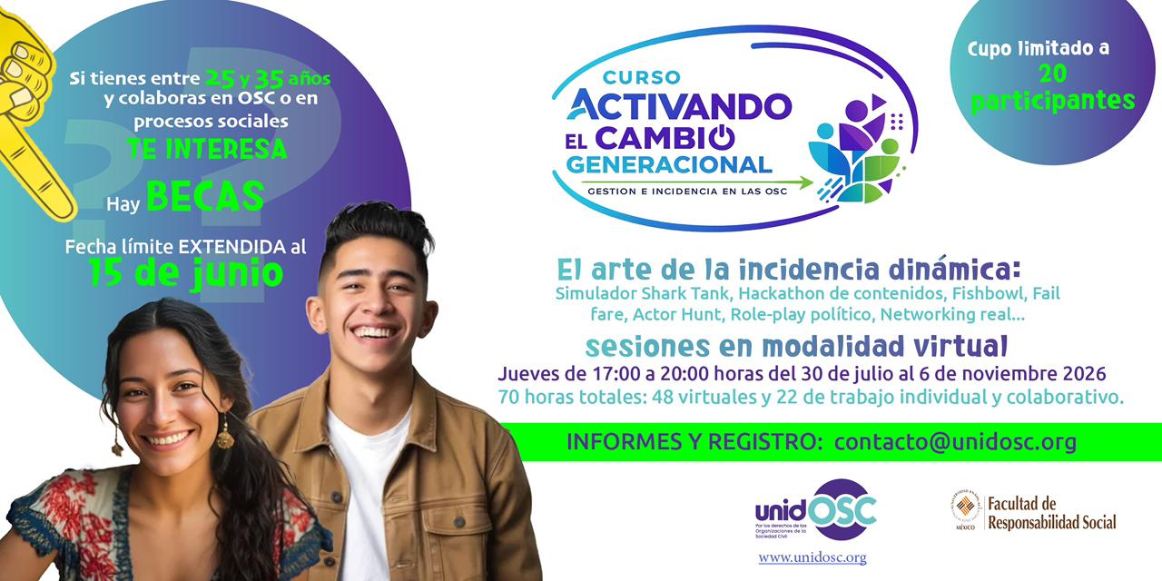 Activando el cambio generacional: Gestión e Incidencia en las OSC