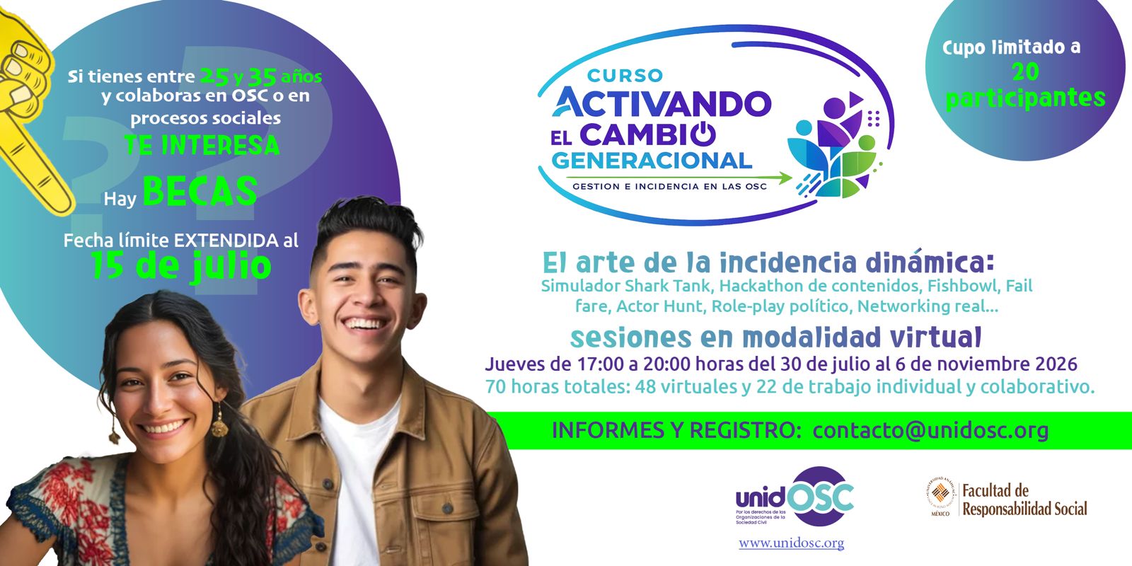 Activando el cambio generacional: Gestión e Incidencia en las OSC