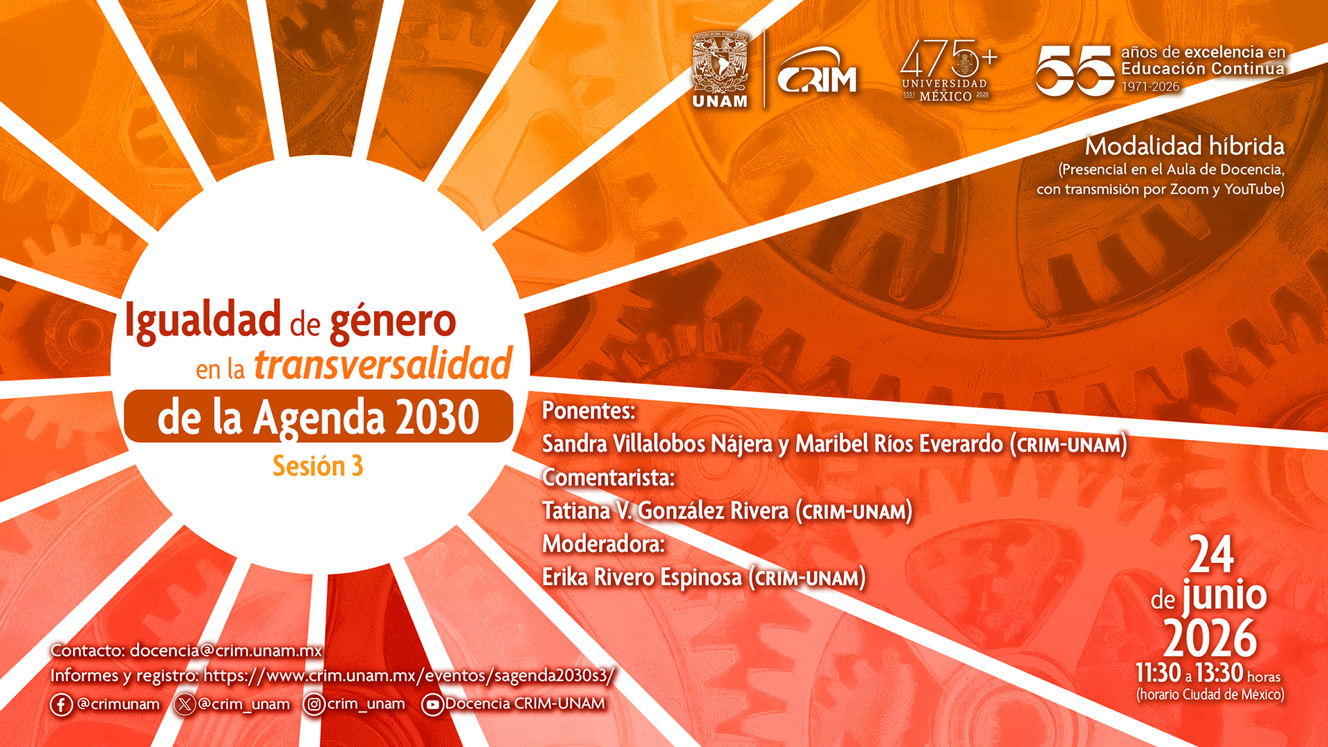 Igualdad de género en la transversalidad de la Agenda 2030