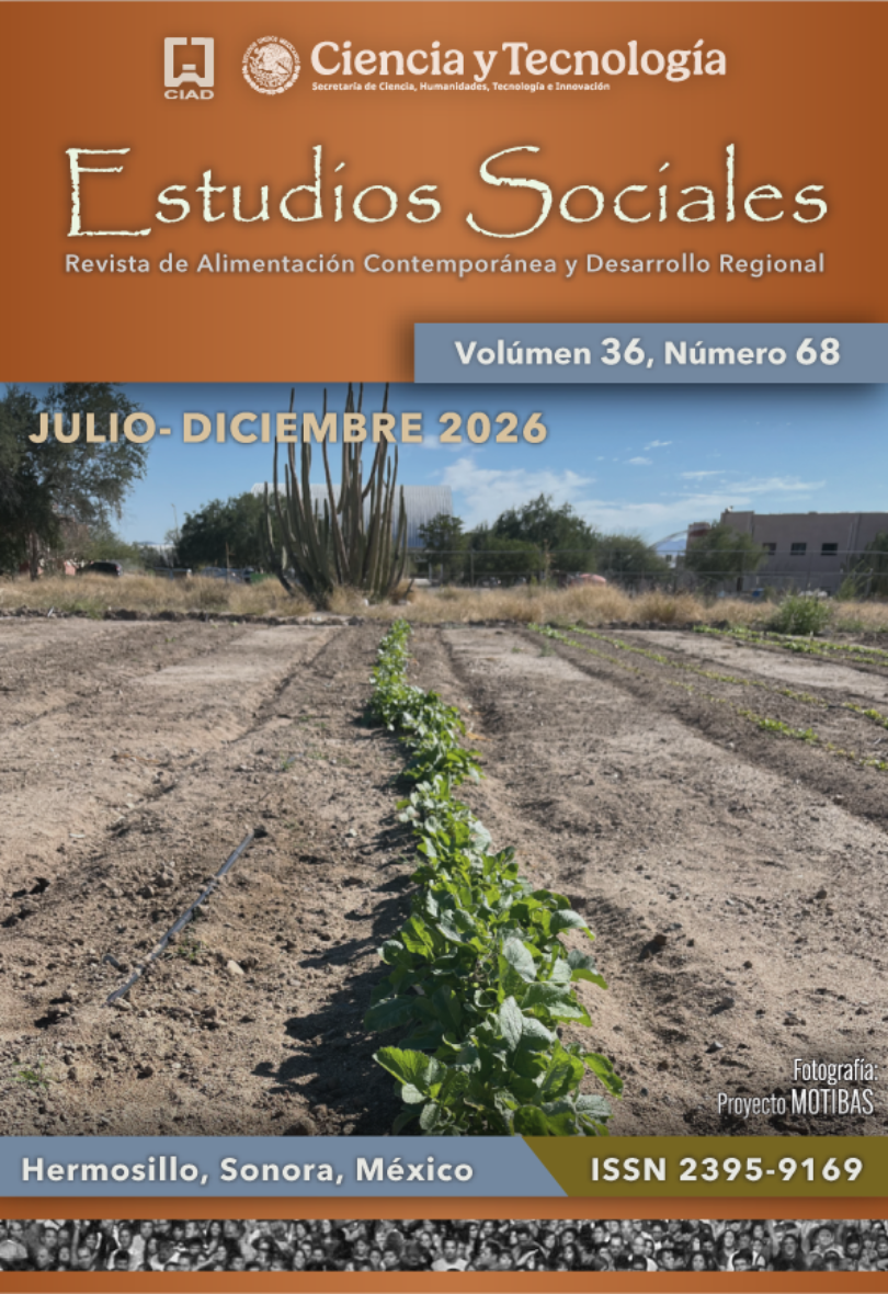 Estudios Sociales, vol. 36, núm. 68