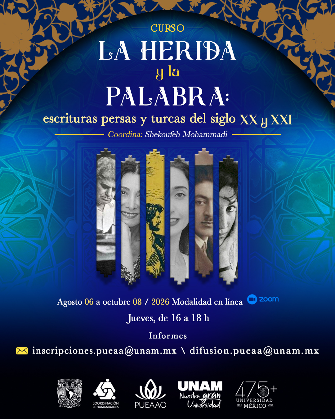 Curso La herida y la palabra