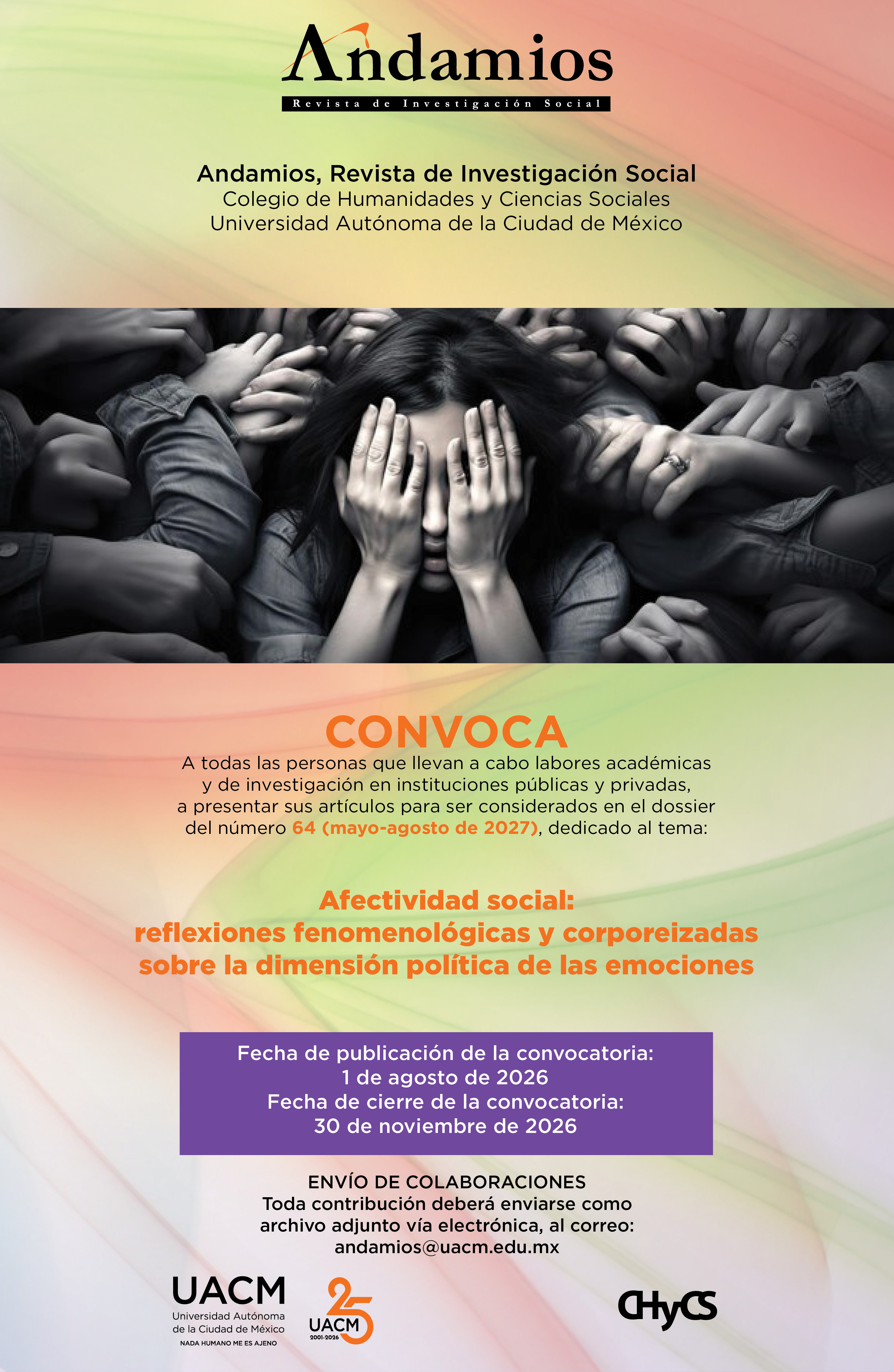 Afectividad social: reflexiones fenomenológicas y corporeizadas