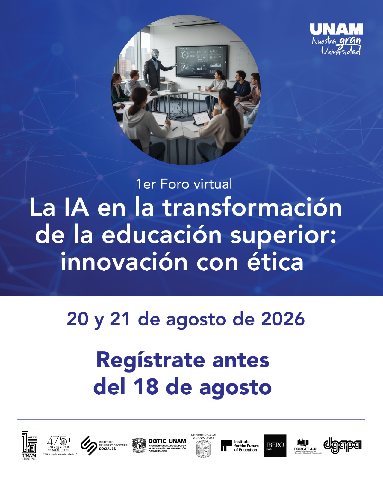 1er Foro Virtual sobre Inteligencia Artificial en Educación Superior