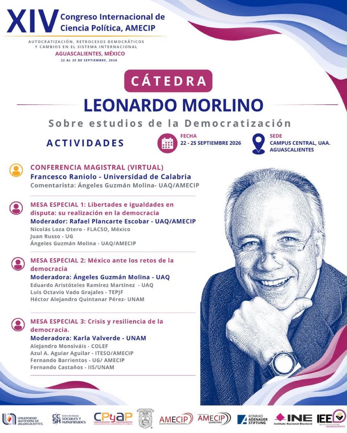 Cátedra Leonardo Morlino sobre estudios de la Democratización