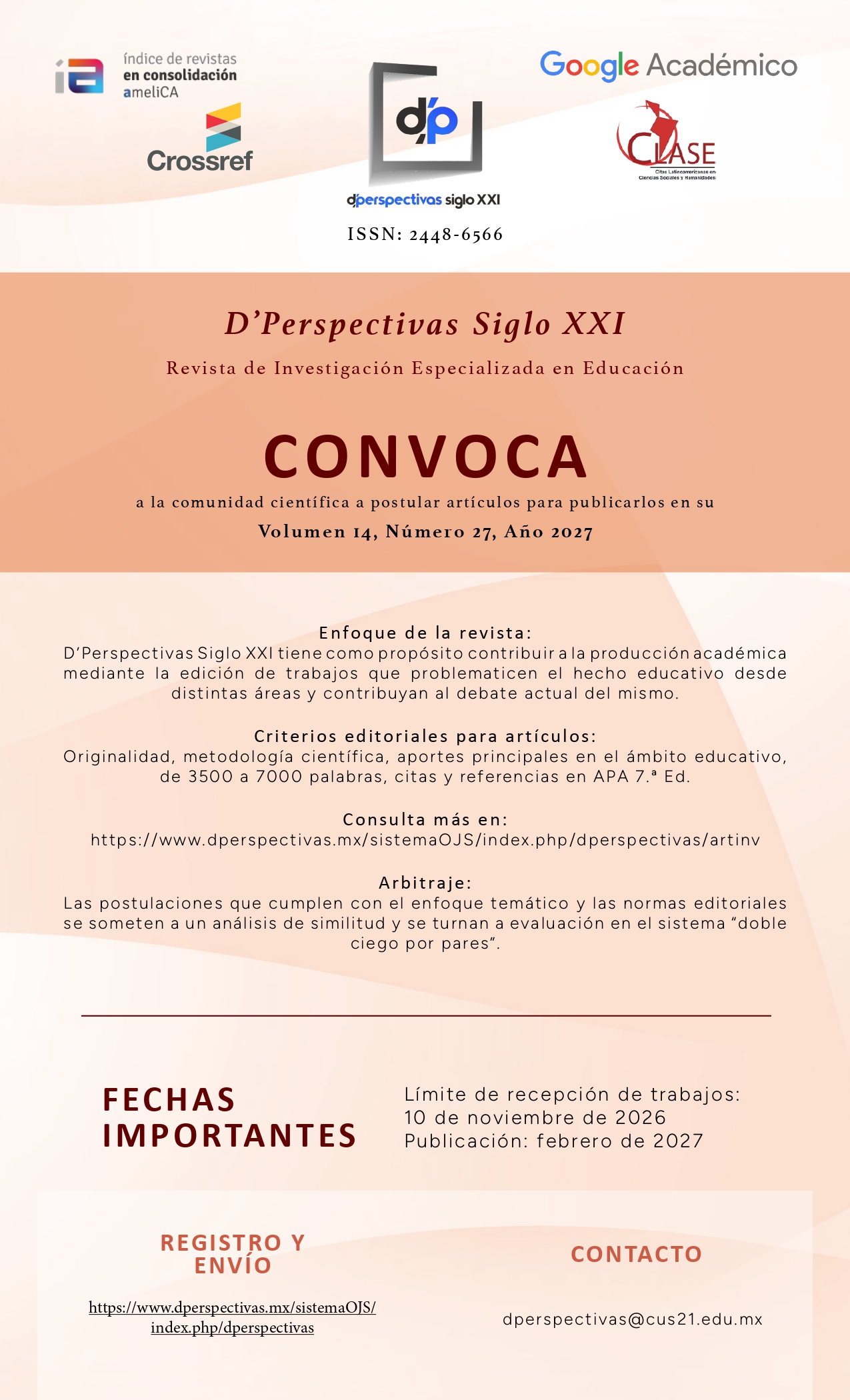 Publica en D’Perspectivas Siglo XXI