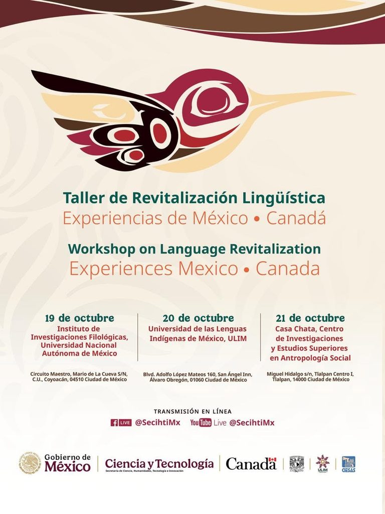 Taller de Experiencias de Revitalización Lingüística: Experiencias de México y Canadá